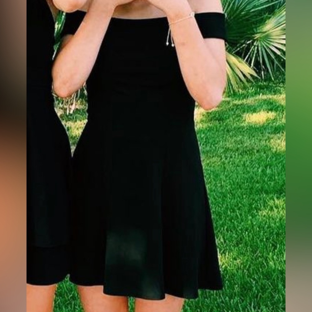 off the shoulder mini dress